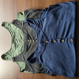 Bundle of 3 tank tops from Shein - M